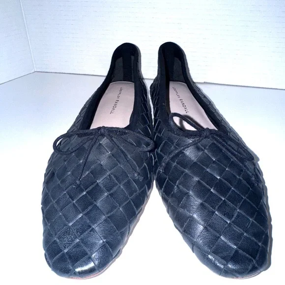 Loeffler Randall Landry Woven Black Ballet Flats 9.5 - Picture 3 of 6